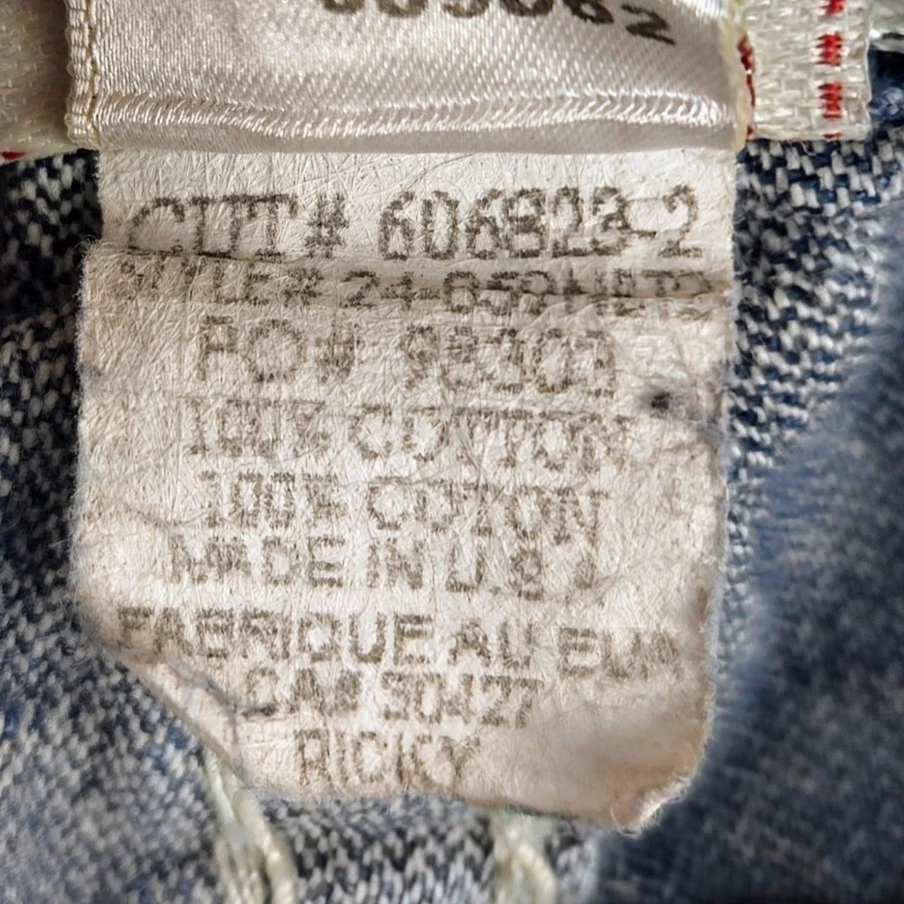 True Religion Ricky Super T Jeans Distressed USA Made Size 38 (Fits 37x33)‎ READ